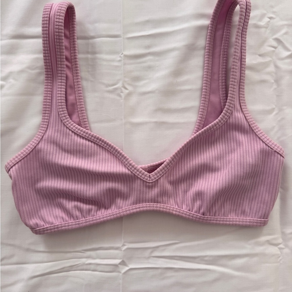For Love & Lemons Lavender Ribbed Set - Picture 7 of 7